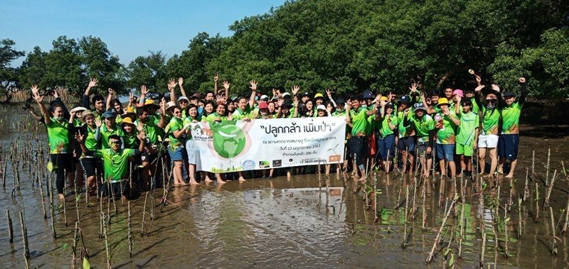 โครงการบางกอกฟรีเทรดโซน เพิ่มพื้นที่สีเขียวชายฝั่ง จัดกิจกรรม "ปลูกกล้า เพิ่มป่า" ณ สถานตากอากาศบางปู